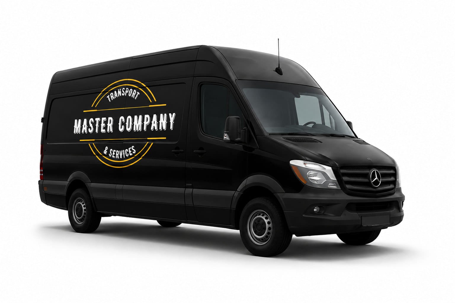 Master Company & Services branded cargo van